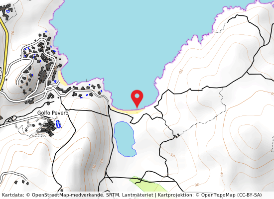 Pero palina på kartan