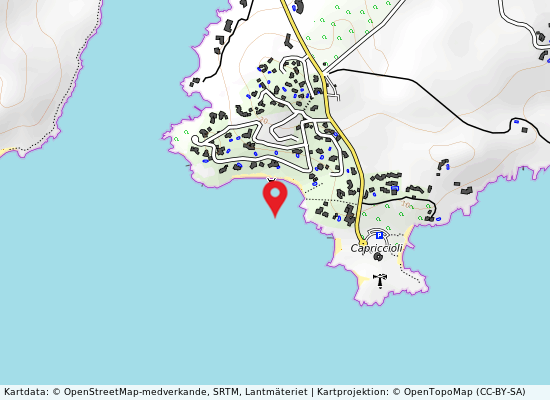 La celvia på kartan