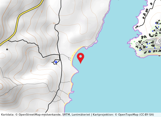 Petraniedda på kartan