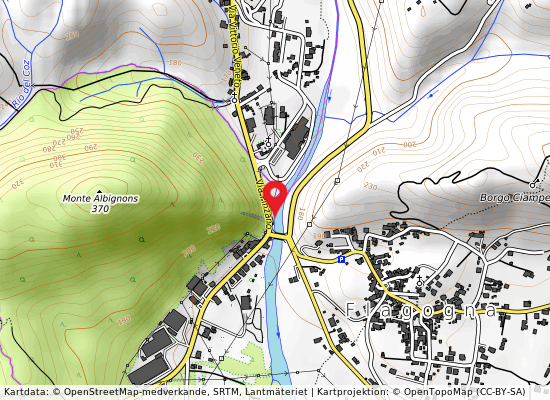 Arzino armistizio på kartan