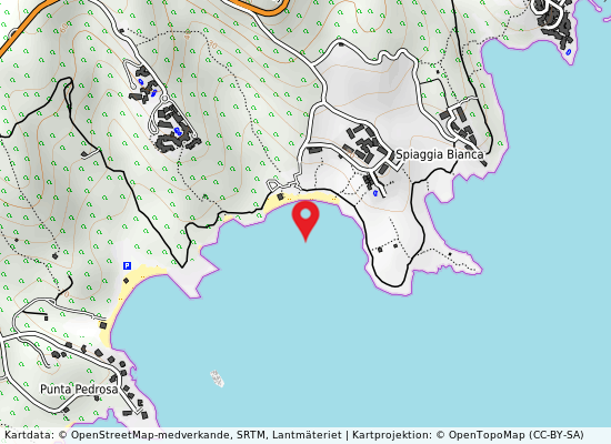 Punta caltabassa på kartan