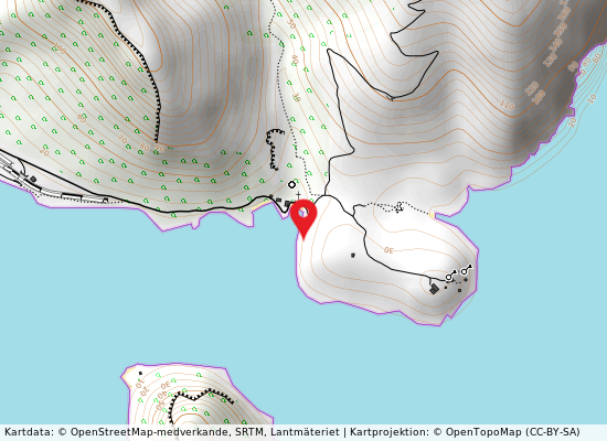 Cala moresca på kartan