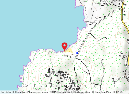 Cala maiore på kartan