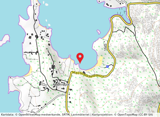 Stagno torto på kartan