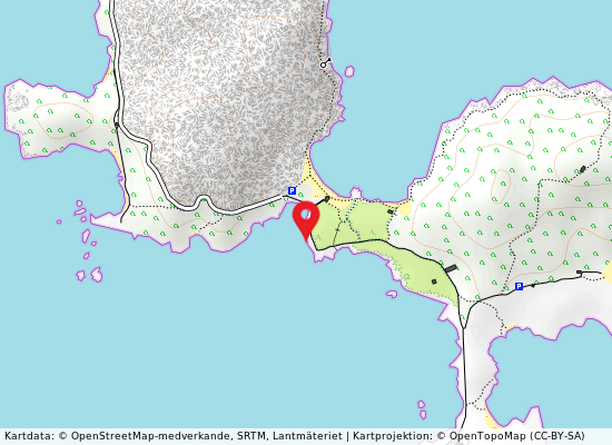 Cala due mari på kartan