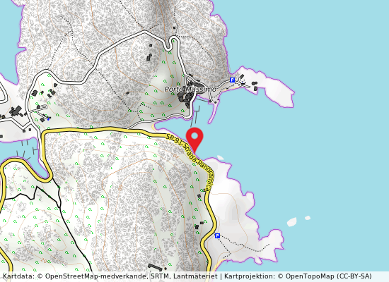 Porto lungo på kartan