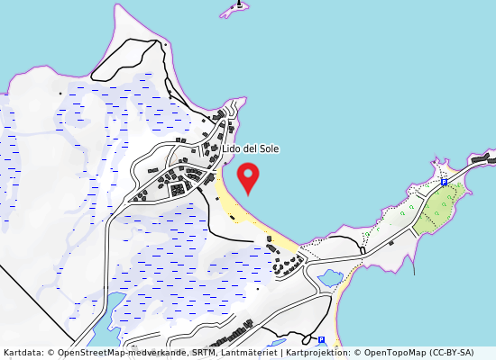 Lido del sole på kartan