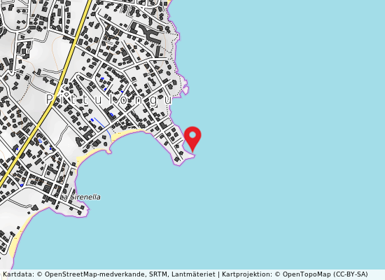 Mare e rocce på kartan