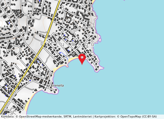 Mare e rocce på kartan