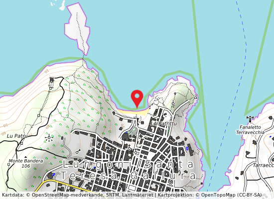 Spiaggia s.teresa på kartan