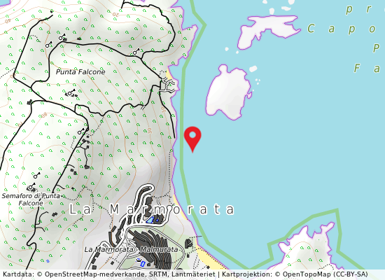 La marmorata centro på kartan