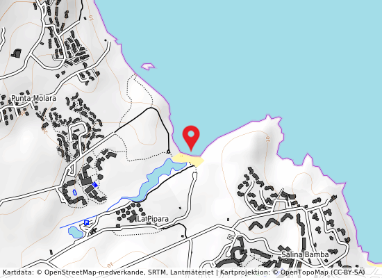 Cala purgatorio på kartan