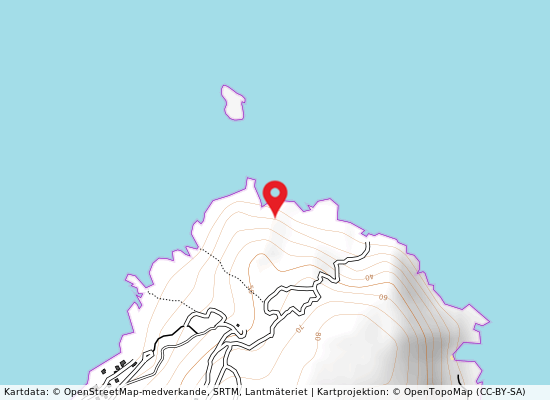 Punta molara på kartan