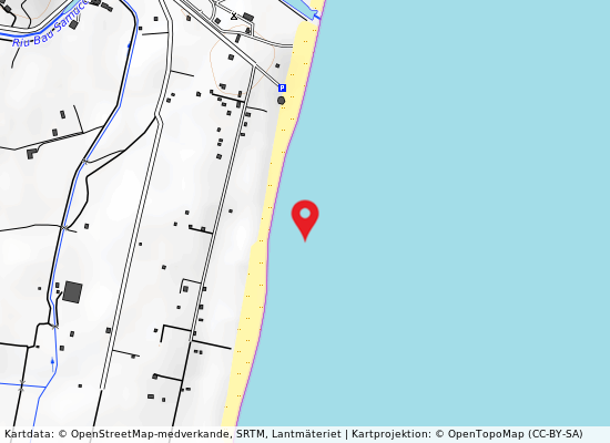 Spiaggia bau eni på kartan