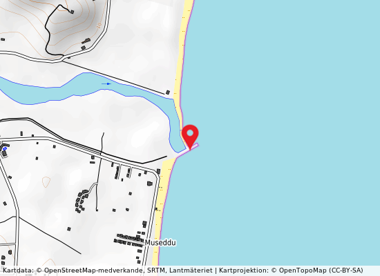 Nord foce rio pelau på kartan