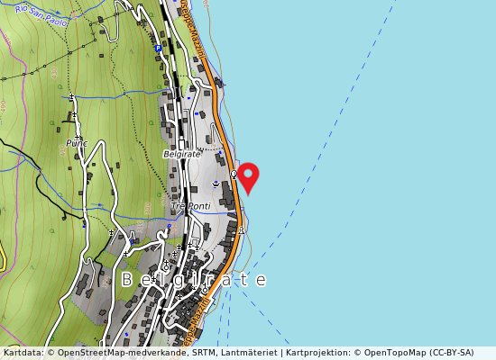 Villa carlotta på kartan