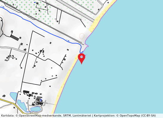 Sud rio foddeddu på kartan