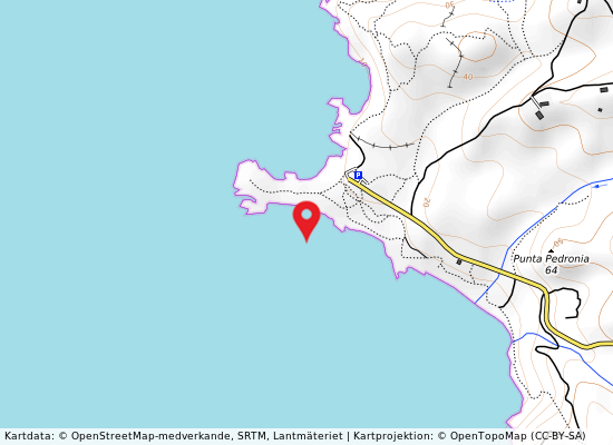 Capo pecora på kartan