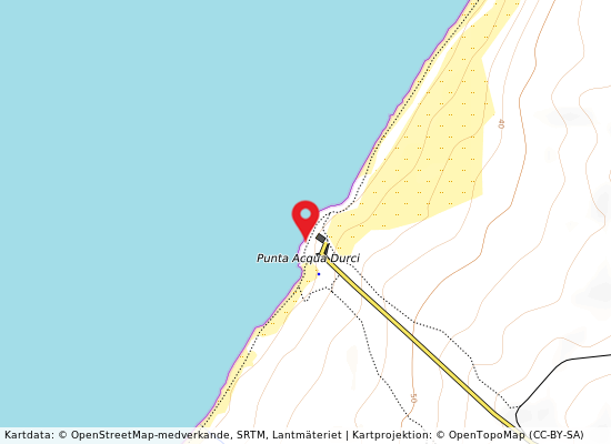 Sacqua durci på kartan