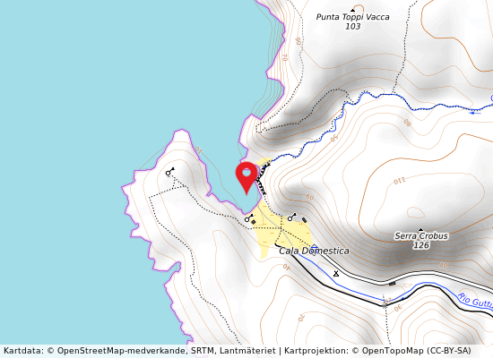 Cala domestica på kartan