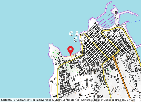 Spiaggia sotto torre på kartan