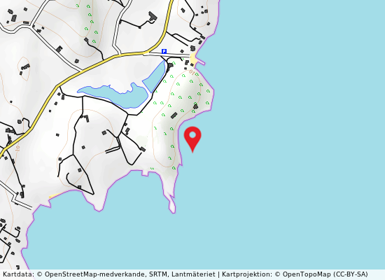 Punta nera på kartan