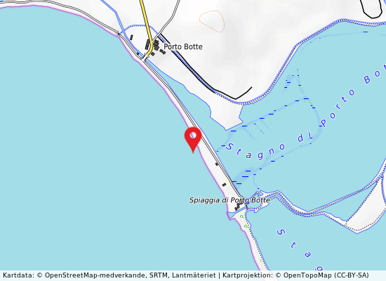 Porto botte på kartan