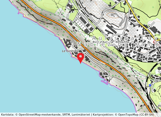 Bagno `le ginestre` på kartan