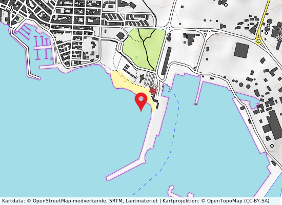 Porto vesme på kartan