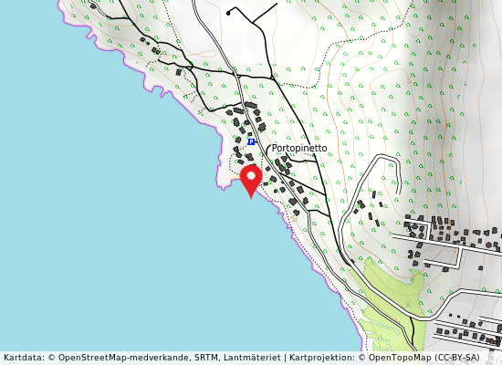 Spiaggia francesi på kartan