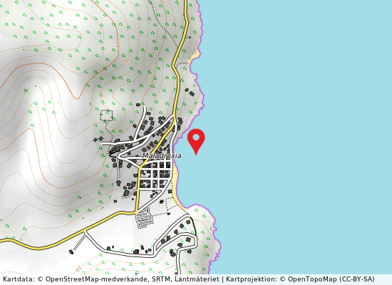 Maladroxia i på kartan