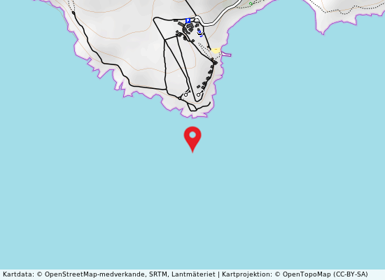 Capo sperone på kartan