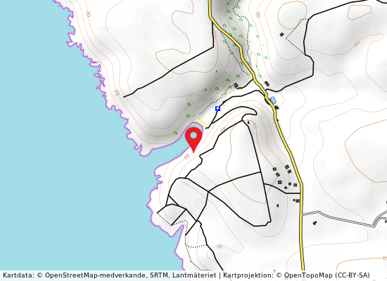 Cala lunga på kartan