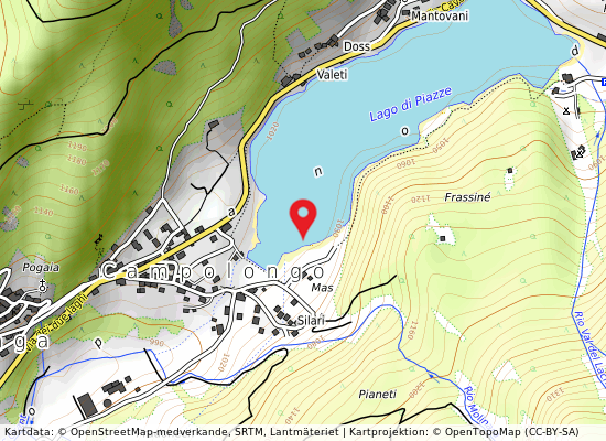 Spiaggia sud på kartan