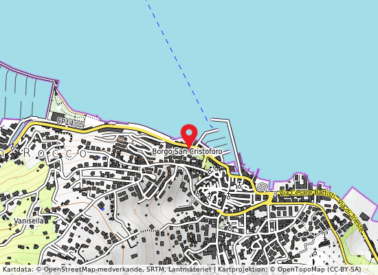 Bagno muggesano på kartan