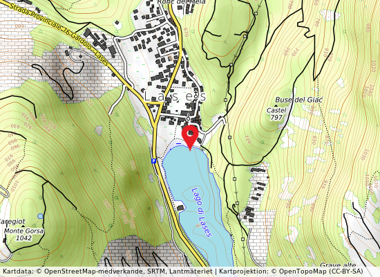 Spiaggia trampolino på kartan