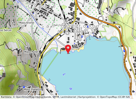 Spiaggia lido san cristoforo på kartan