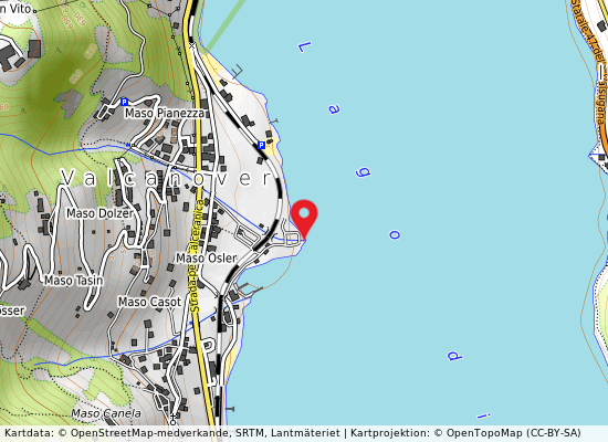 Spiaggia punta indiani på kartan