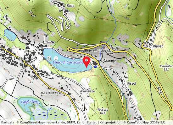 Spiaggia est på kartan