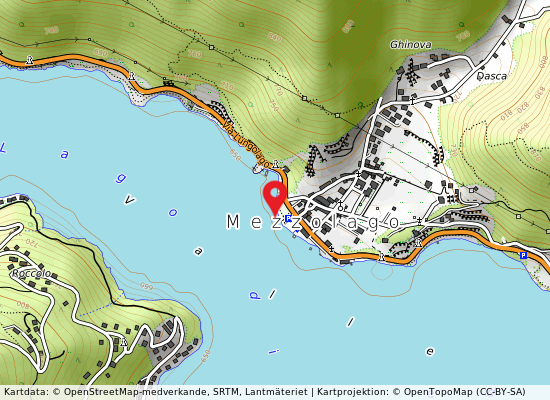 Spiaggia mezzolago på kartan