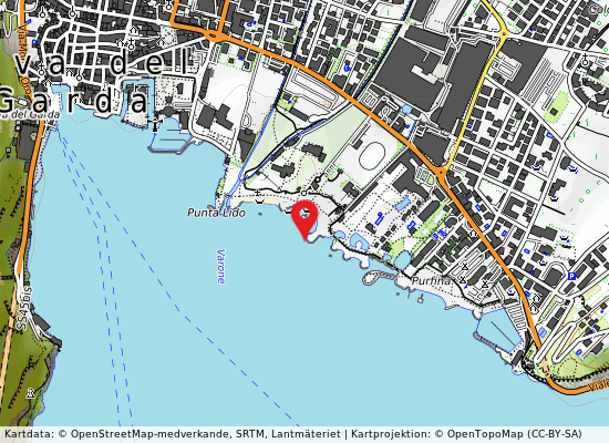 Spiaggia sabbioni på kartan