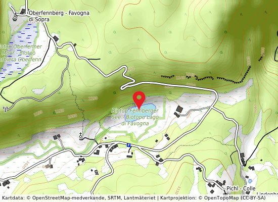 Fen nord pontile på kartan