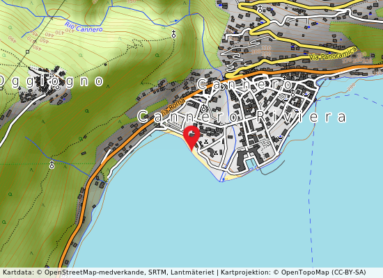 Lido cannero på kartan