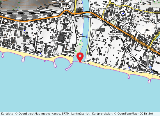 Foce torrente nervia på kartan