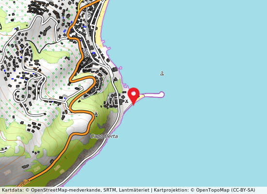 Molo cavour på kartan