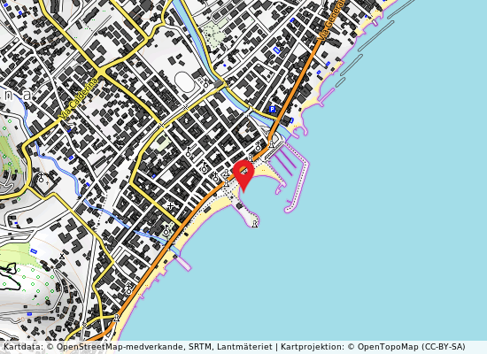 Levante pennello acq på kartan