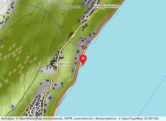 Villa volpi på kartan