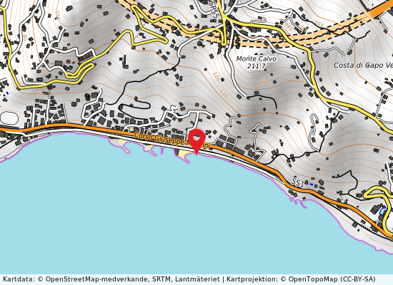 Tre ponti på kartan