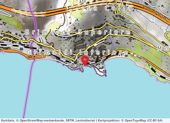 Baia garavano på kartan