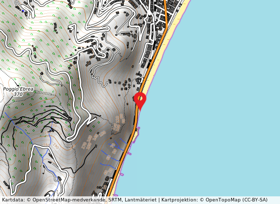 Sorriso dei bimbi på kartan